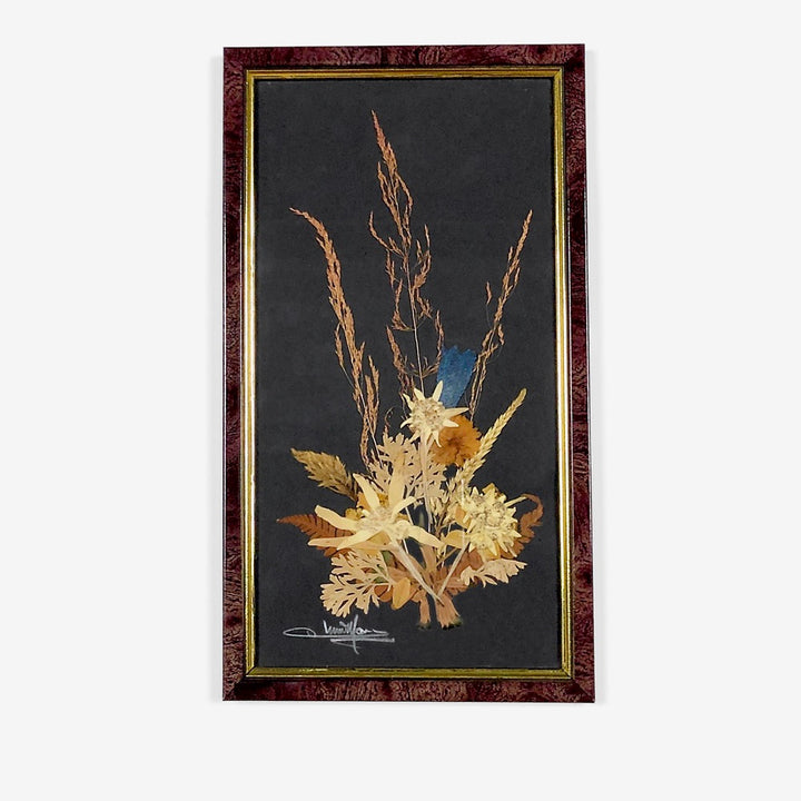 Cadre de fleurs séchées