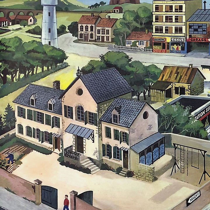 Tableau pédagogique "LE VILLAGE" et "LE PRINTEMPS"