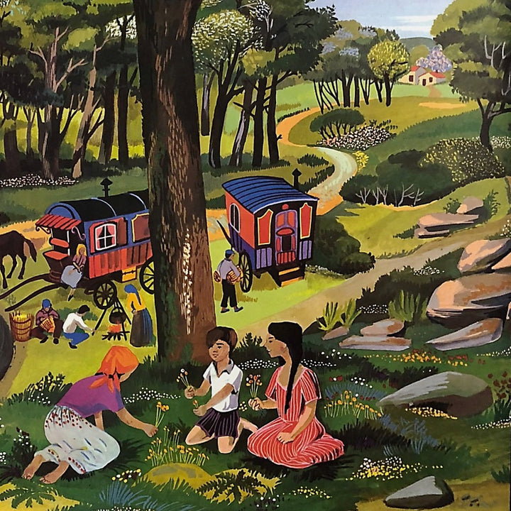 Tableau pédagogique "LE VILLAGE" et "LE PRINTEMPS"