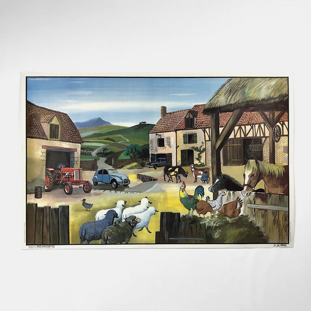 Tableau pédagogique "LA FERME" et "LA GARE"