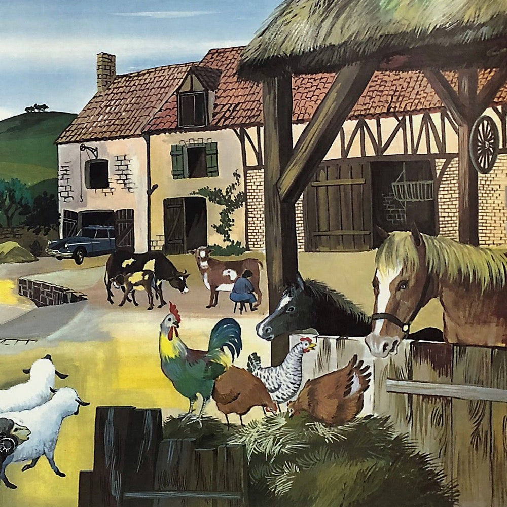 Tableau pédagogique "LA FERME" et "LA GARE"