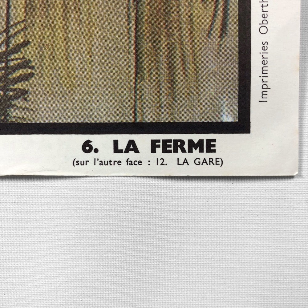 Tableau pédagogique "LA FERME" et "LA GARE"