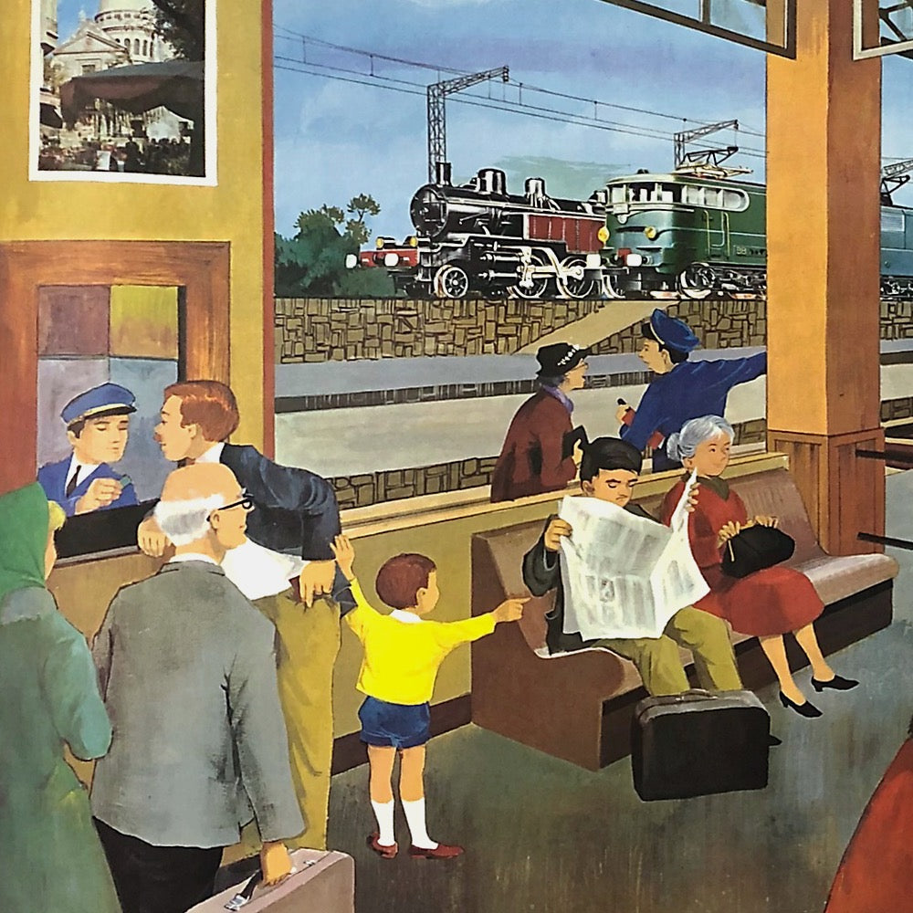 Tableau pédagogique "LA FERME" et "LA GARE"