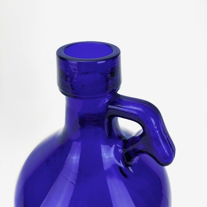 Bonbonne à anse bleu cobalt 3 litres