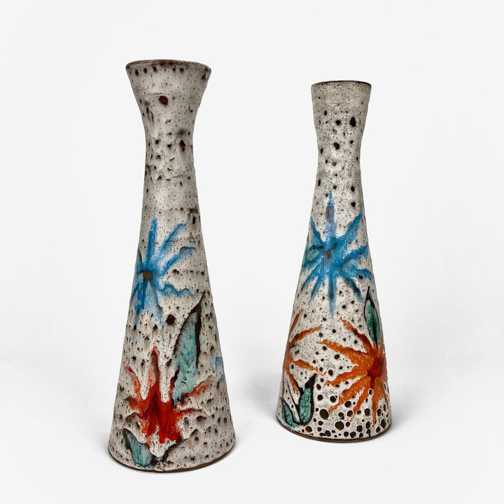 Duo de vases design Vallauris Mid-Century