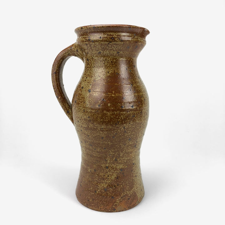 Duo de pichets en grès pyrité années 70