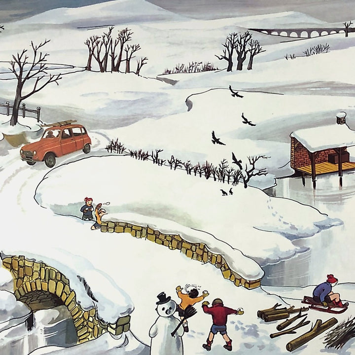 Tableau pédagogique "LE CAMPING" et "L'HIVER"