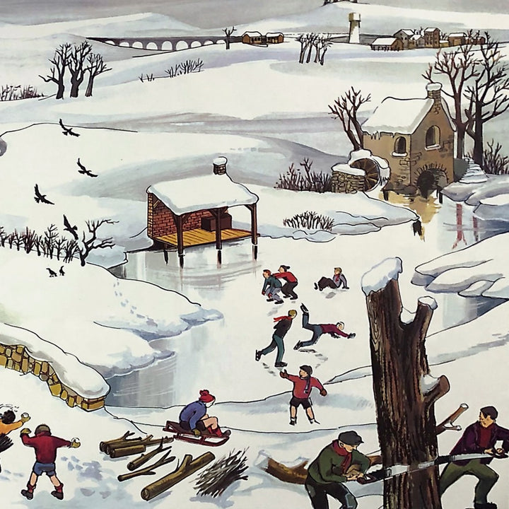 Tableau pédagogique "LE CAMPING" et "L'HIVER"