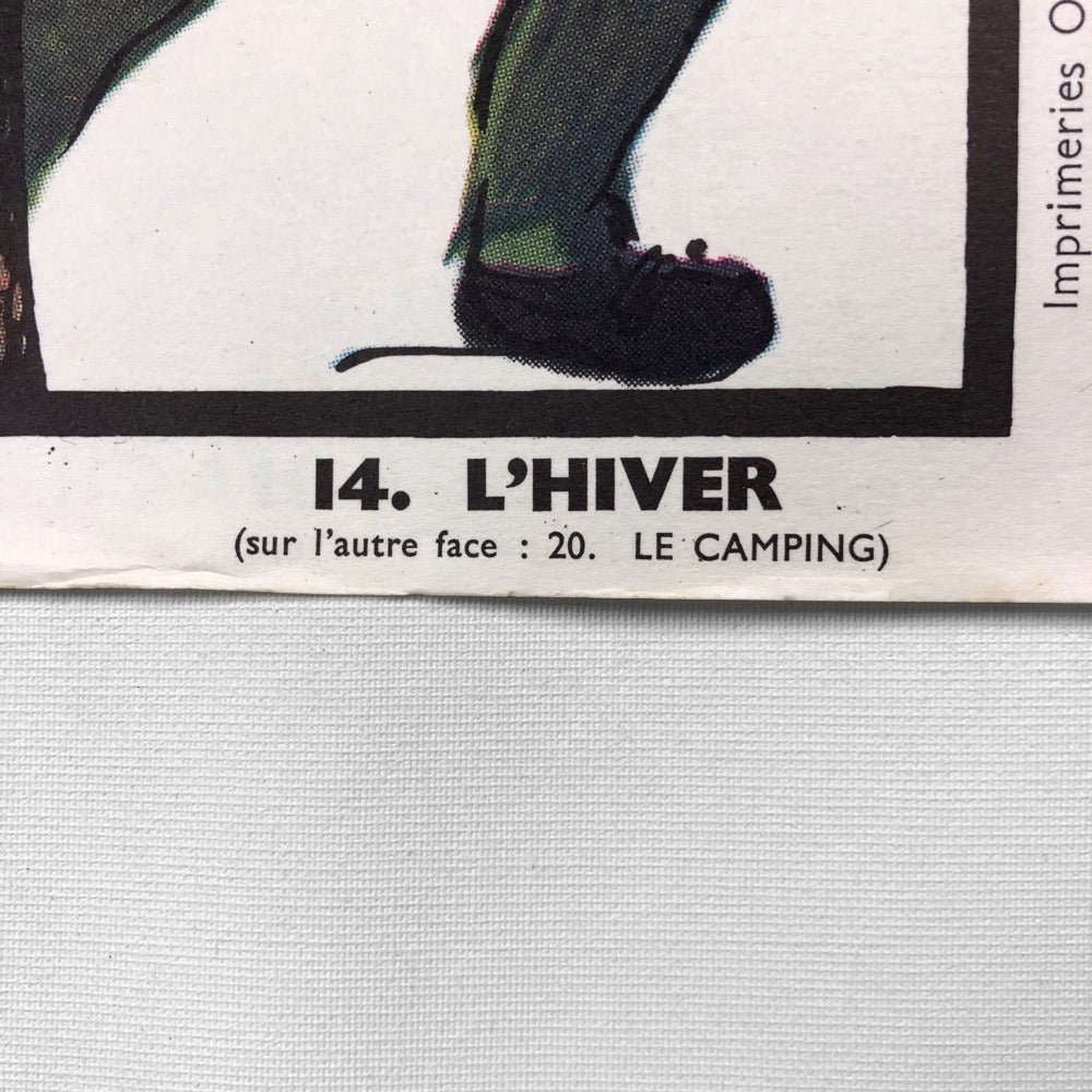 Tableau pédagogique "LE CAMPING" et "L'HIVER"