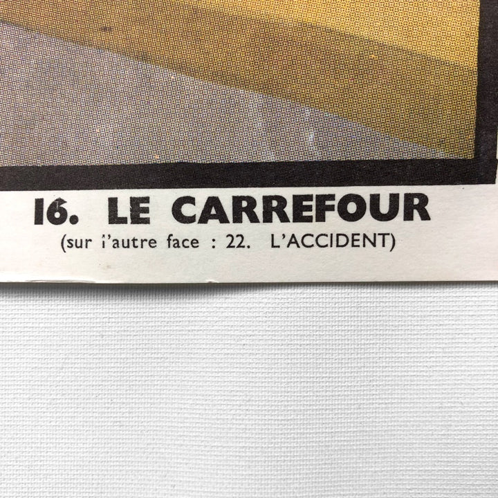Tableau pédagogique "LE CARREFOUR" et "L'ACCIDENT"