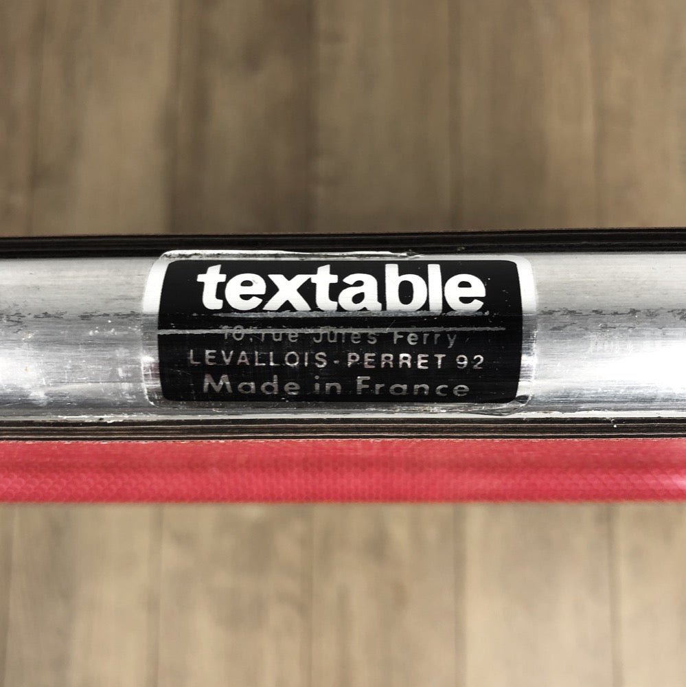 Table roulante stratifiée et alu Textable années 50