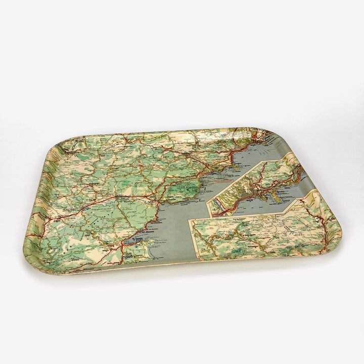 Plateau en fibre de verre des années 50