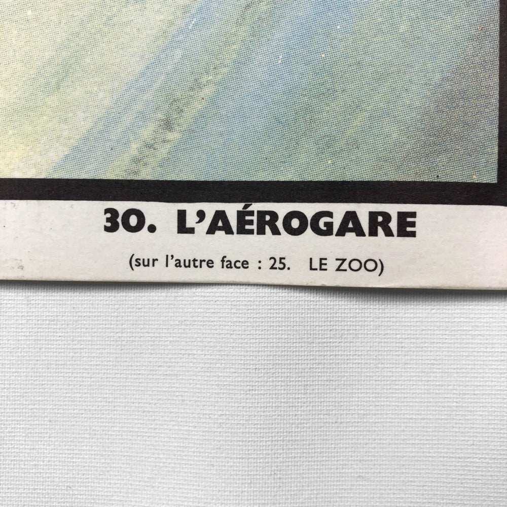 Tableau pédagogique "L'AÉROGARE" et "LE ZOO"
