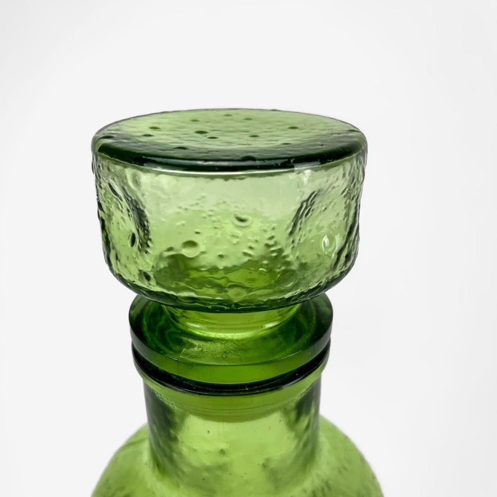 Carafe en verre moulé Nescafé collector années 70