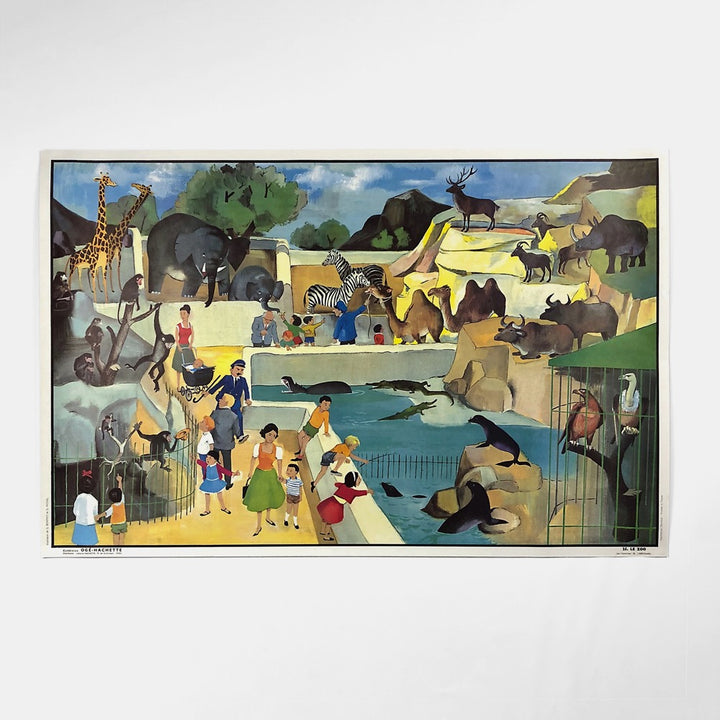 Tableau pédagogique "L'AÉROGARE" et "LE ZOO"