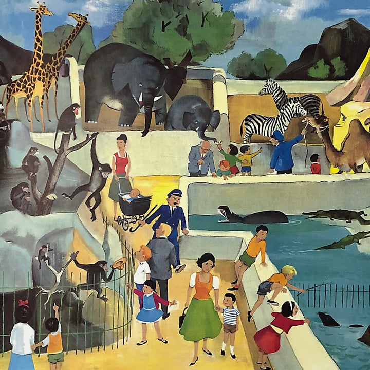 Tableau pédagogique "L'AÉROGARE" et "LE ZOO"