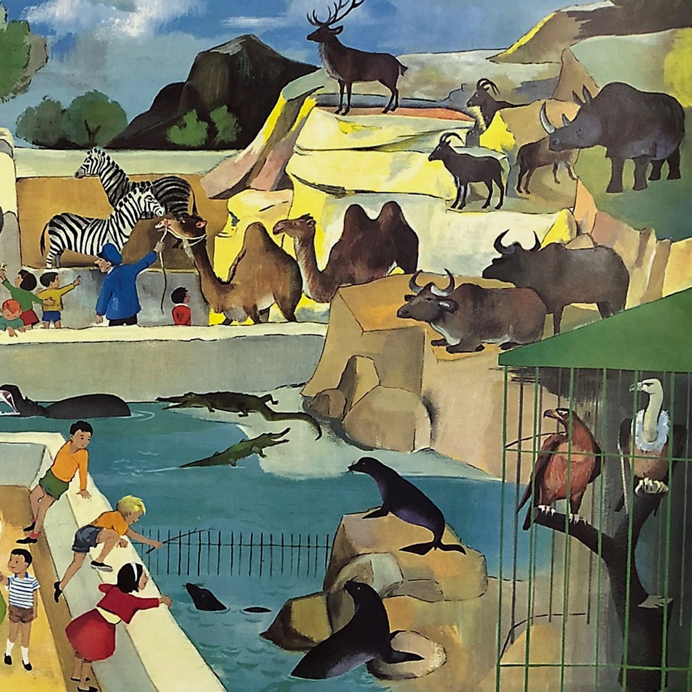 Tableau pédagogique "L'AÉROGARE" et "LE ZOO"