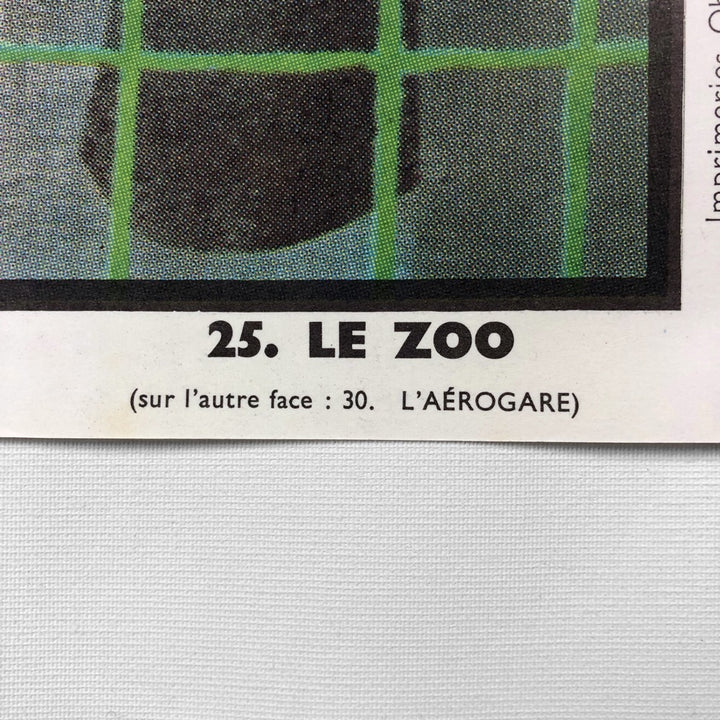 Tableau pédagogique "L'AÉROGARE" et "LE ZOO"