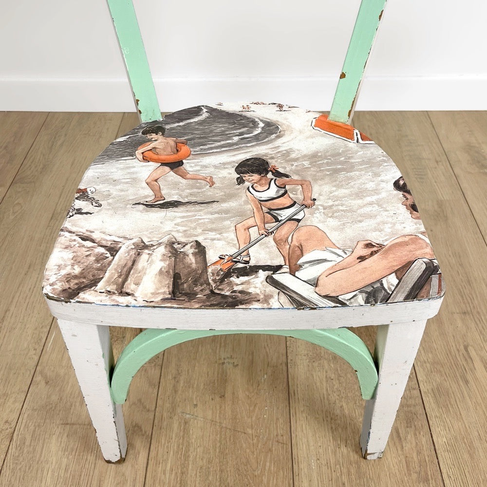 Chaise d'enfant années 70