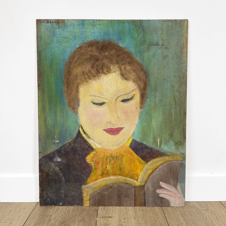 Libre interprétation de La Liseuse de Renoir 1959