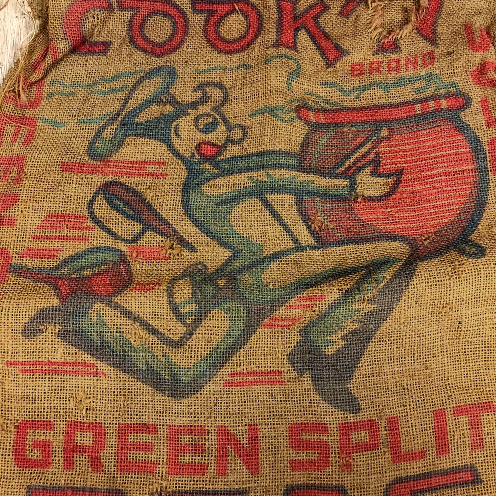 Sac en toile de jute vintage Speedy cook'n USA