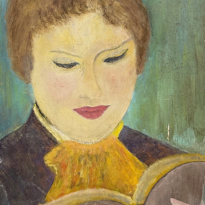 Libre interprétation de La Liseuse de Renoir 1959