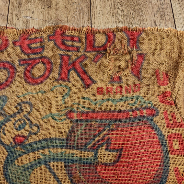 Sac en toile de jute vintage Speedy cook'n USA