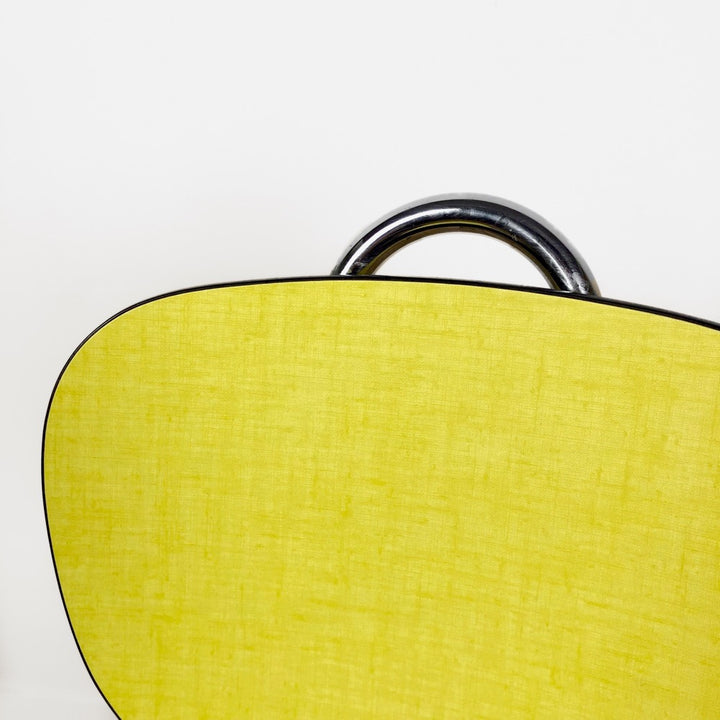Duo de chaises en Formica jaune