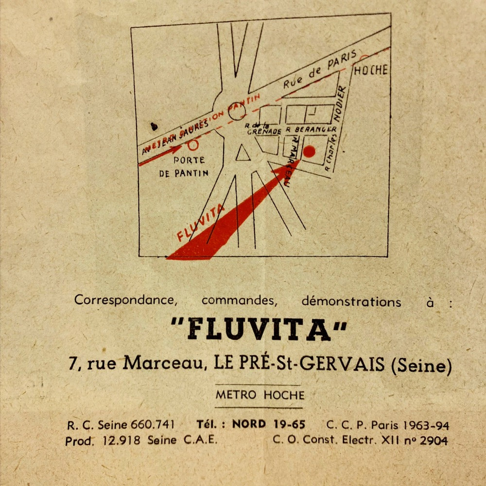 Appareil d'électrothérapie de la méthode Fluvita années 20