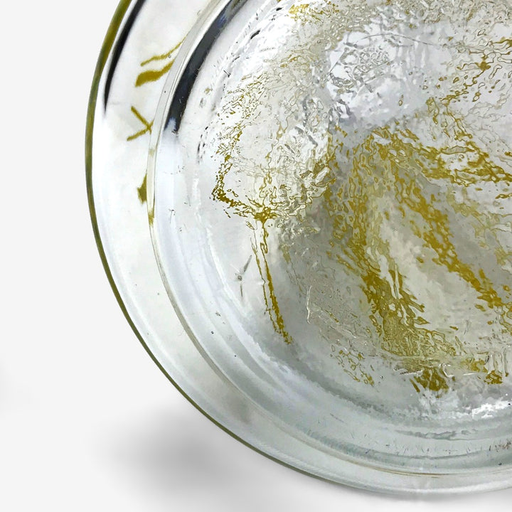 Carafe en verre de forme conique années 60