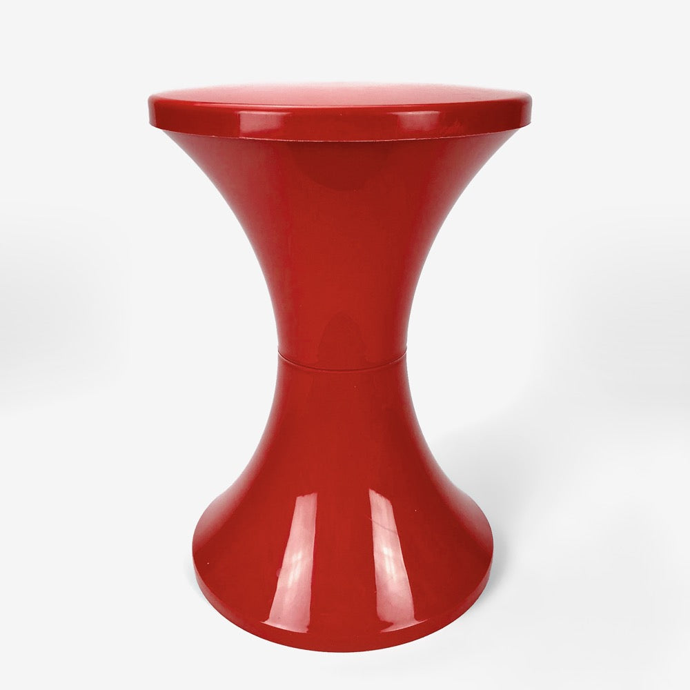 Tabouret plastique Tam Tam rouge