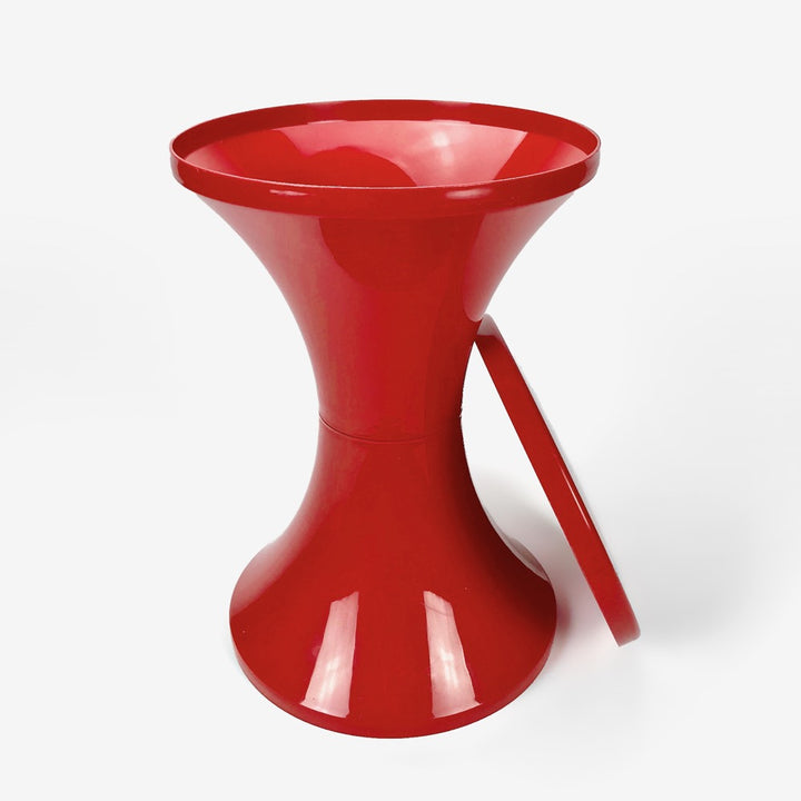 Tabouret plastique Tam Tam rouge