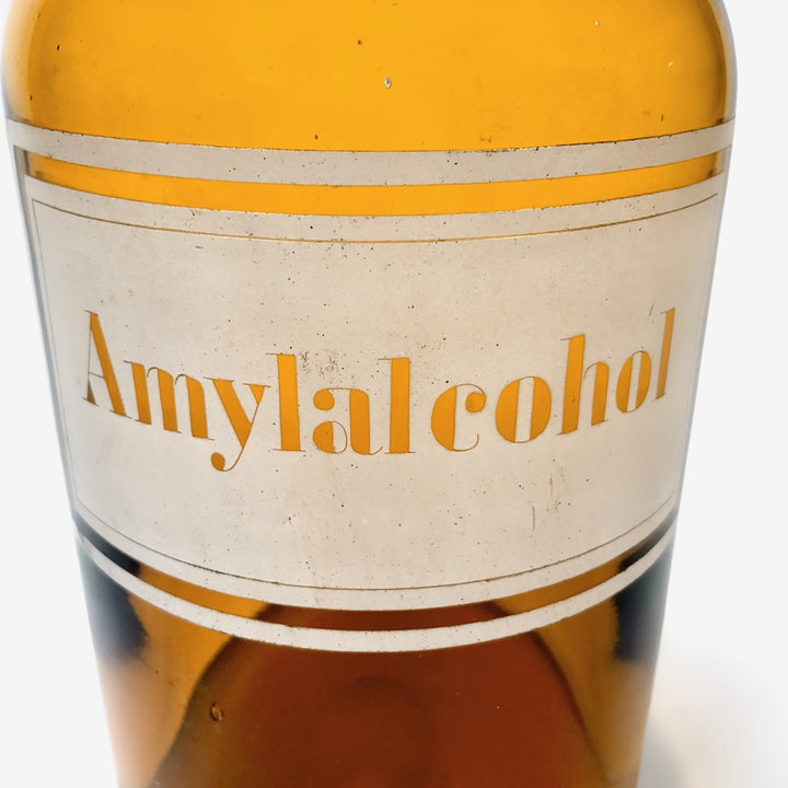Grand flacon d'apothicaire Alcool Amylique