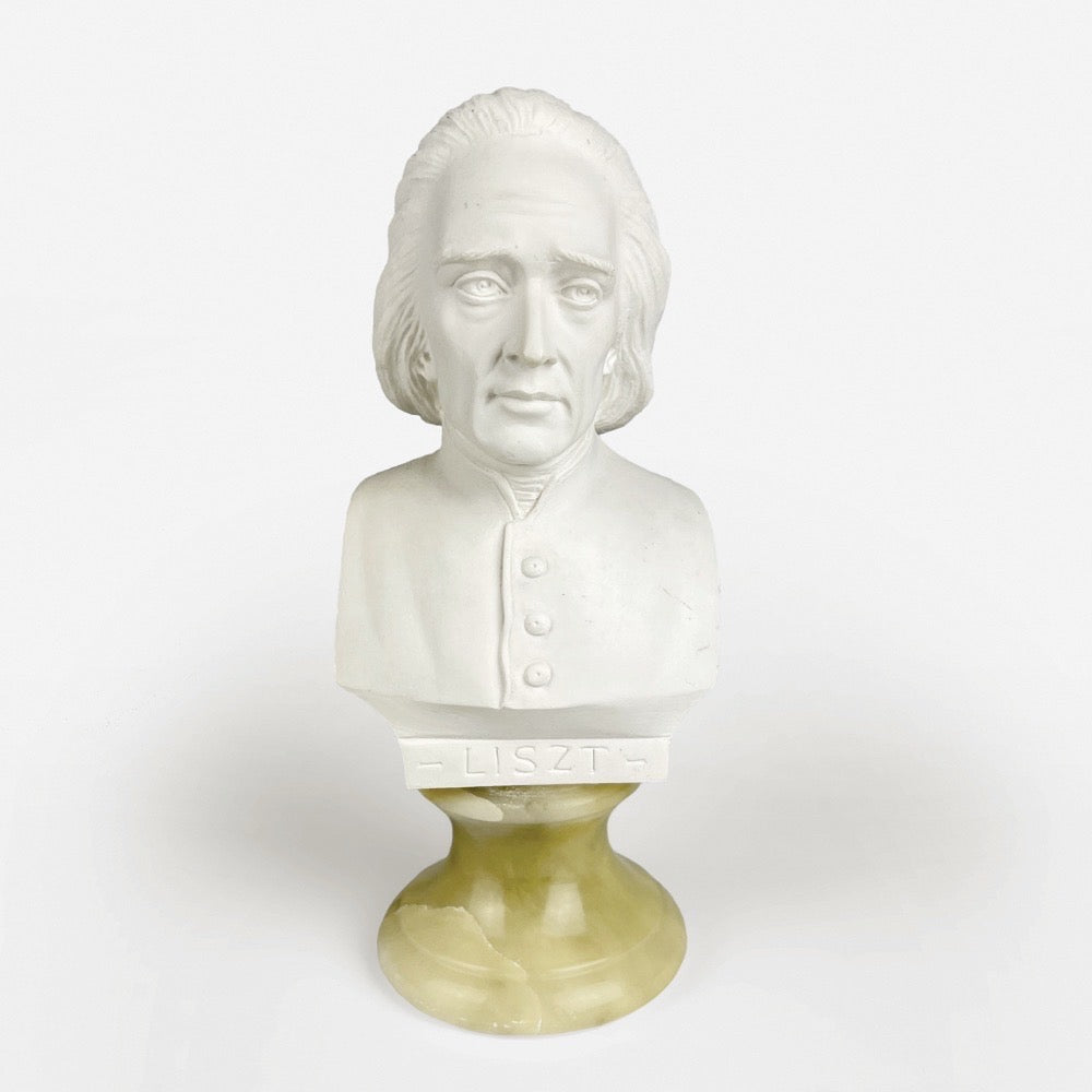 Buste de Franz Liszt d'après Guiseppe Bessi Années 70