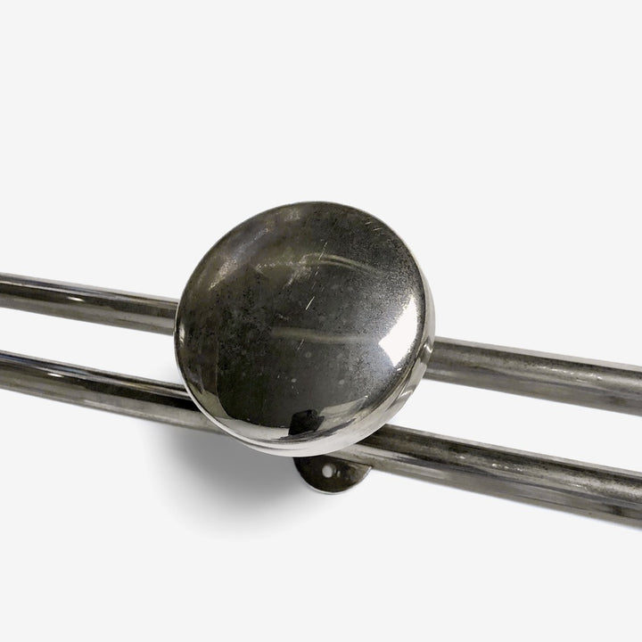 Porte-manteaux vintage 3 patères chromées