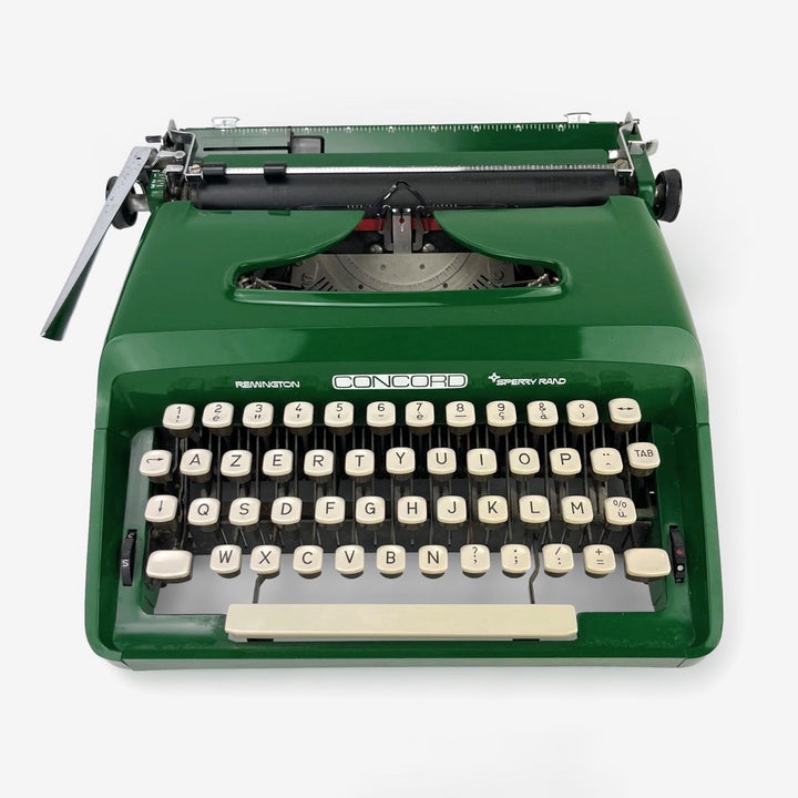 Machine à écrire Remington Concord vert anglais