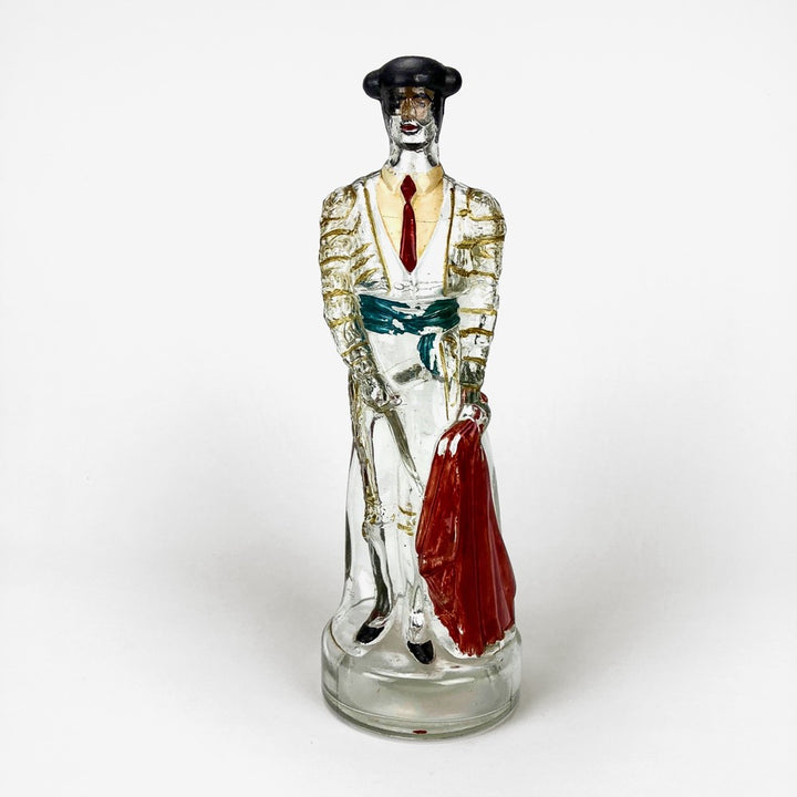 Bouteilles en verre anthropomorphes danseuse de Flamenco et Matador