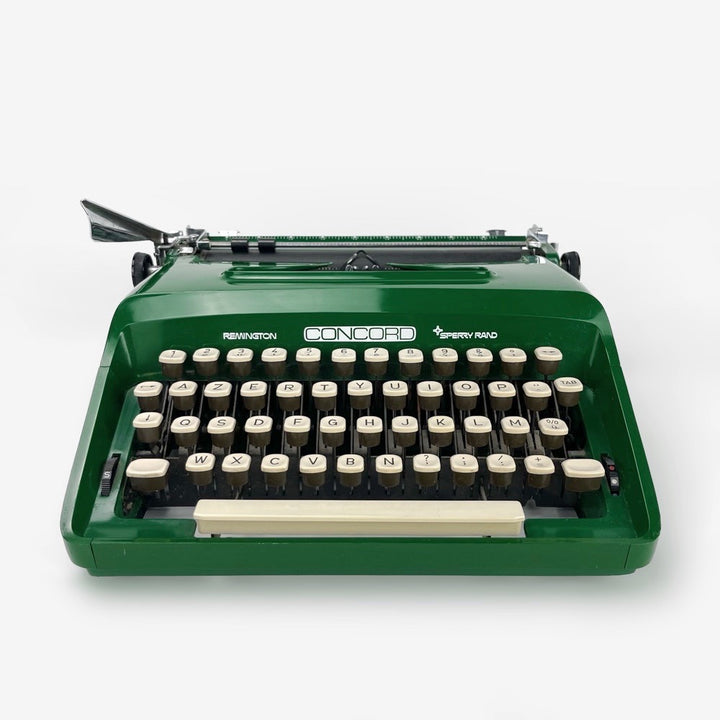 Machine à écrire Remington Concord vert anglais