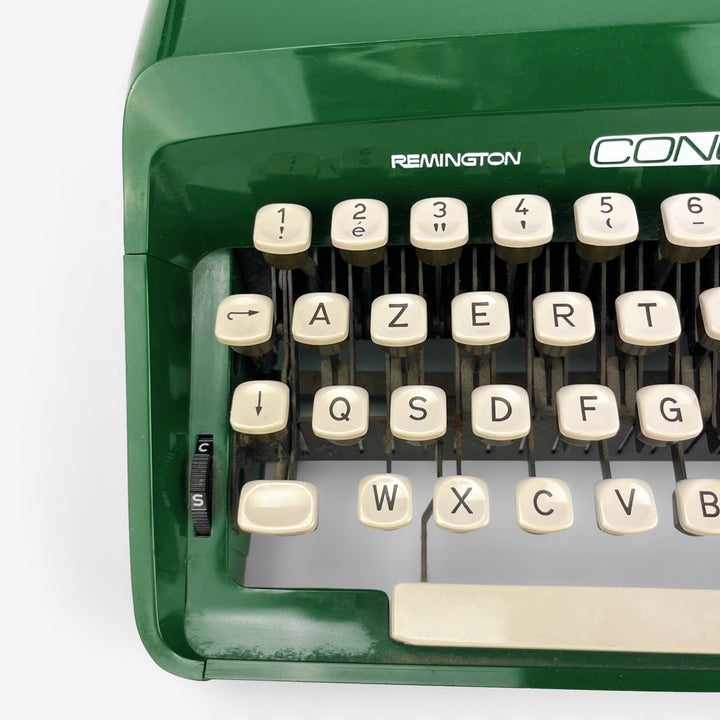 Machine à écrire Remington Concord vert anglais
