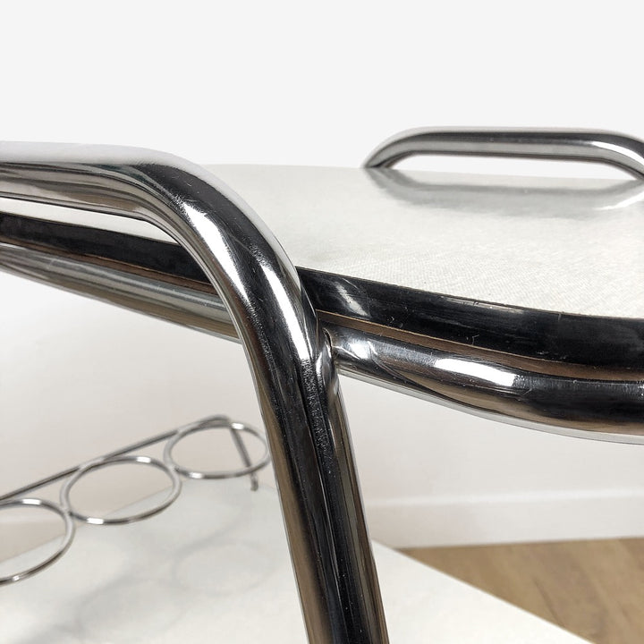 Desserte vintage chrome et Formica années 60