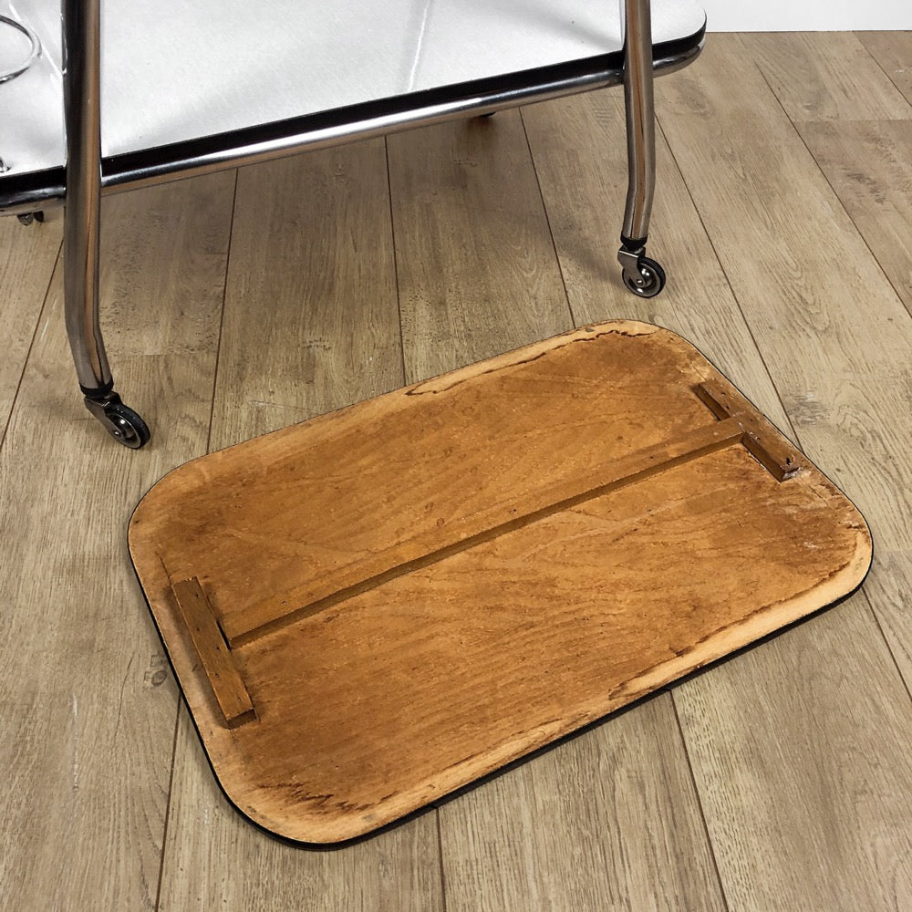 Desserte vintage chrome et Formica années 60