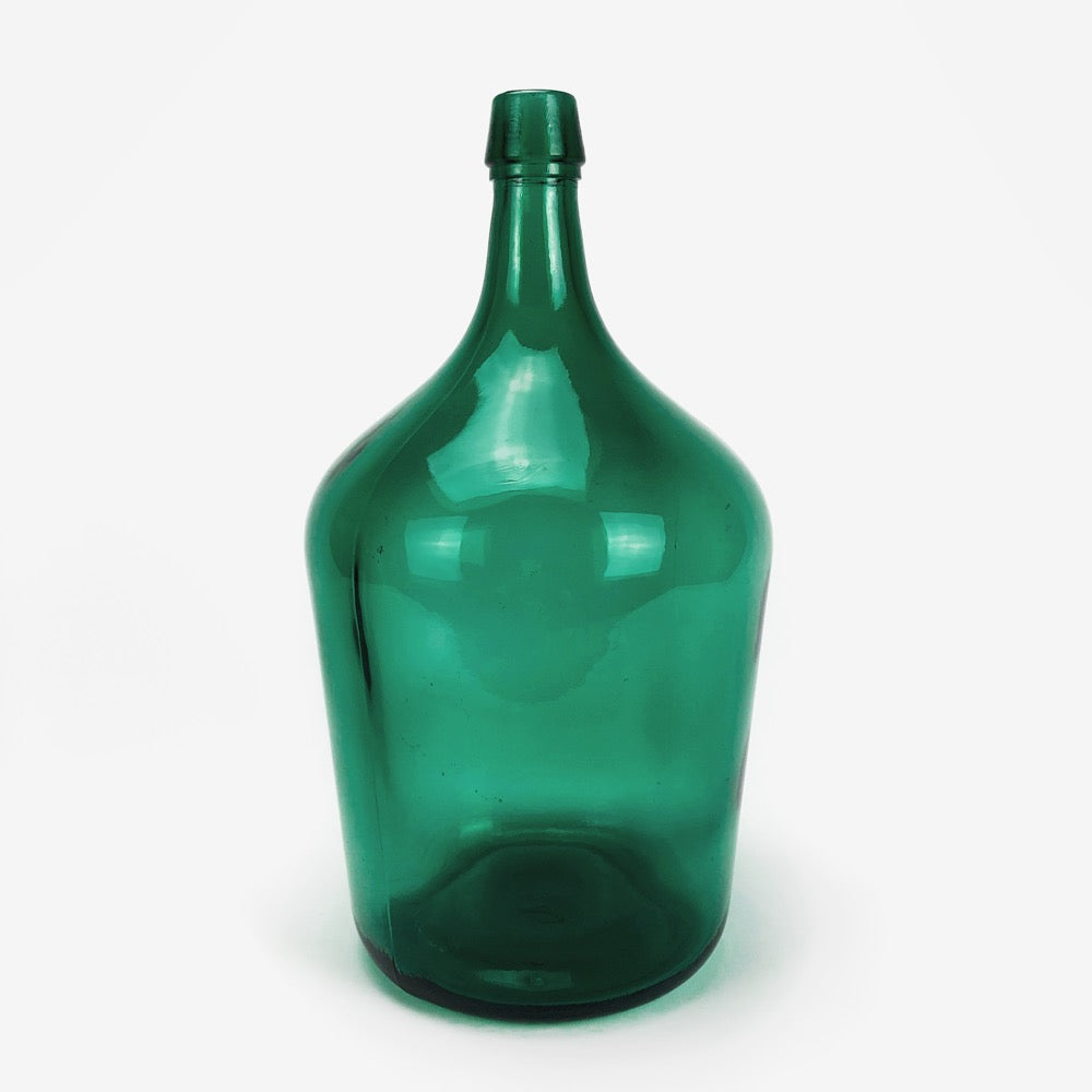 Dame-Jeanne teinte vert bouteille 5 litres