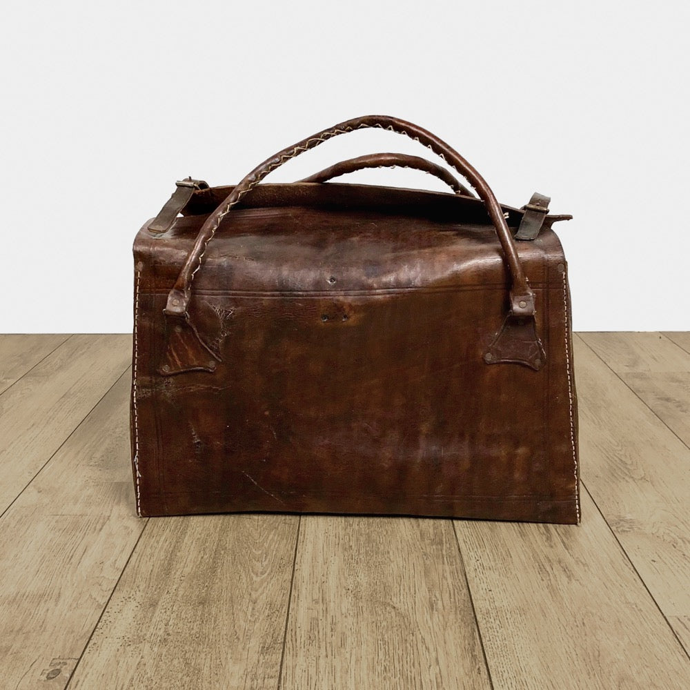 Vieux sac en cuir cheap