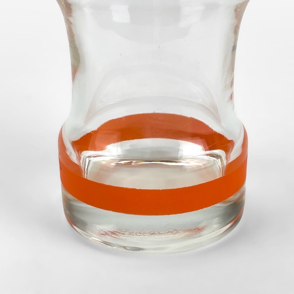 Duo de verre sérigraphies 70's
