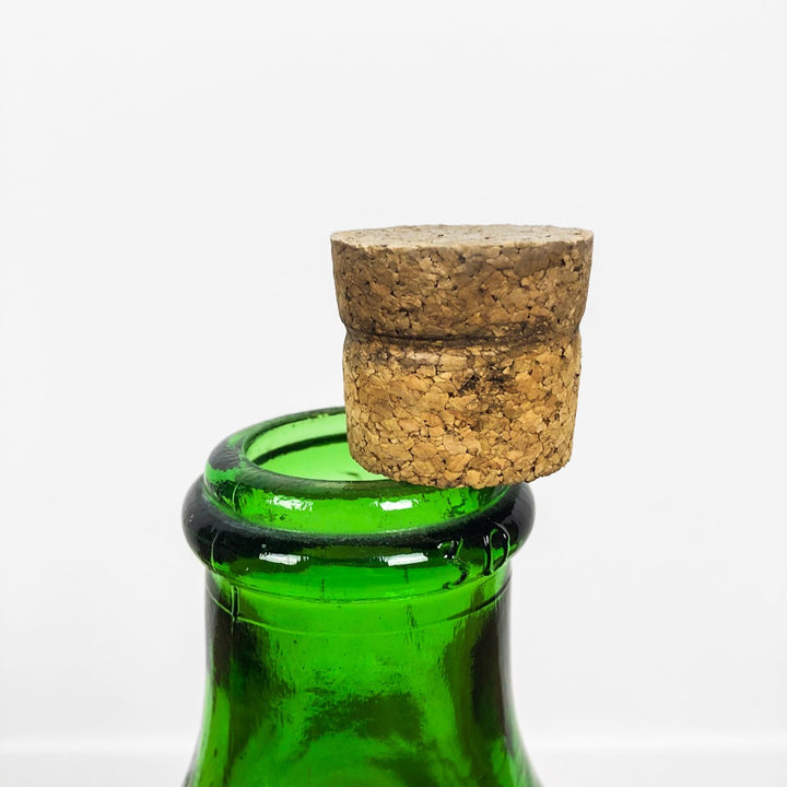 Dame-Jeanne 30 litres verte et sa bonbonnière en bois