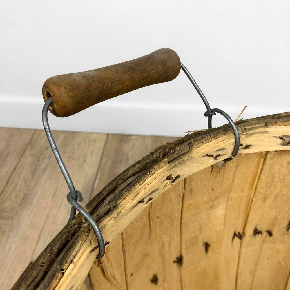Dame-Jeanne 30 litres verte et sa bonbonnière en bois