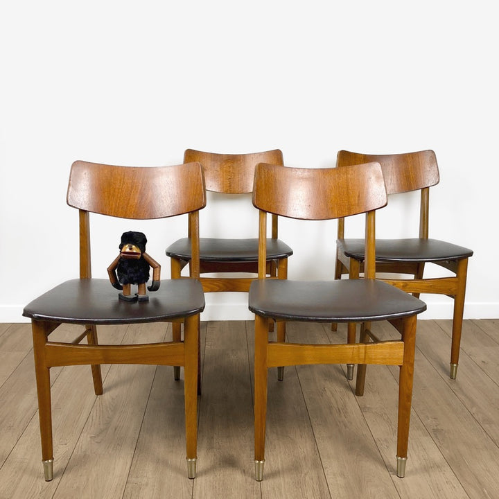 Ensemble de 4 chaises scandinaves