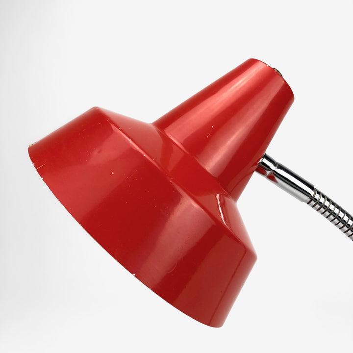 Lampe cocotte rouge 70's