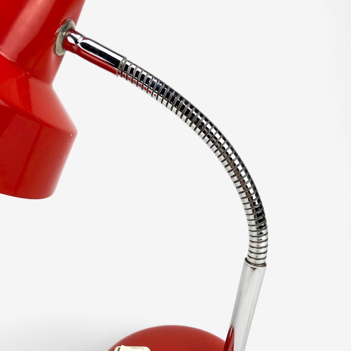 Lampe cocotte rouge 70's