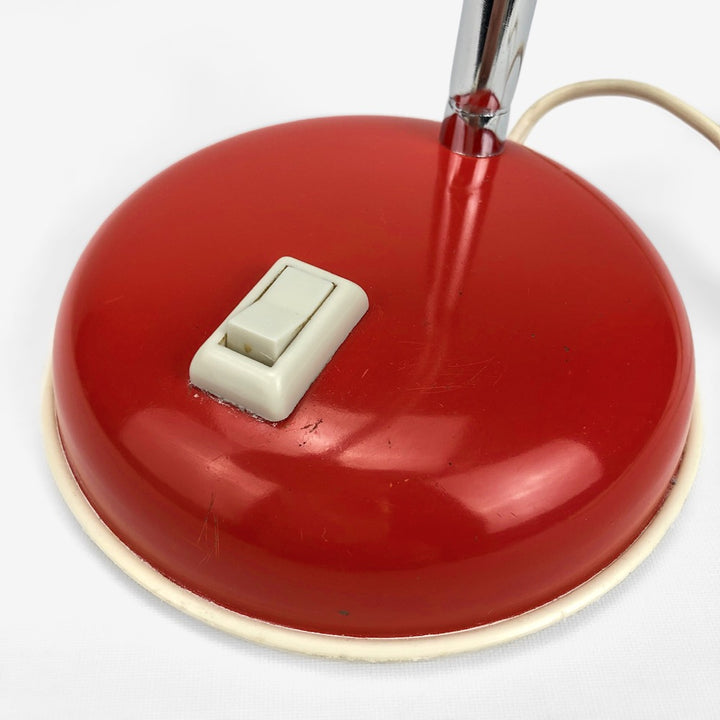 Lampe cocotte rouge 70's
